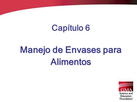Manejo de Envases para Alimentos