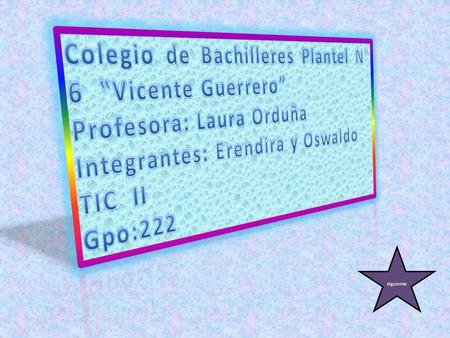 Colegio de Bachilleres Plantel N° 6 ‟Vicente Guerrero”