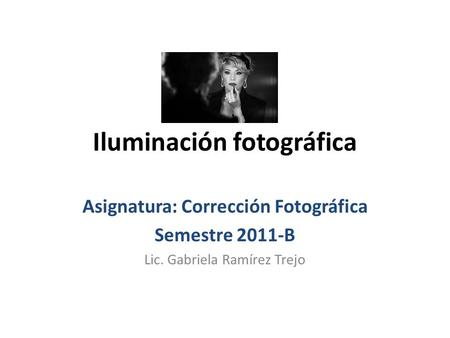 Iluminación fotográfica