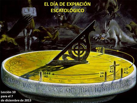 EL DÍA DE EXPIACIÓN ESCATOLÓGICO