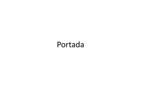 Portada. Introducción Datos del autor: Generalidades biográficas Obras.