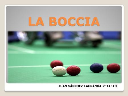 JUAN SÁNCHEZ LAGRANDA 2ºTAFAD