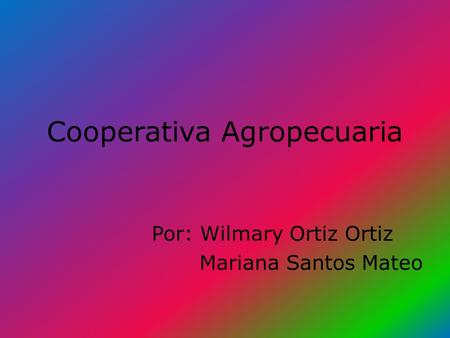 Cooperativa Agropecuaria