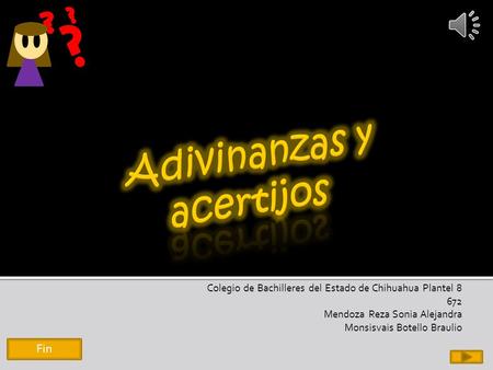 Adivinanzas y acertijos