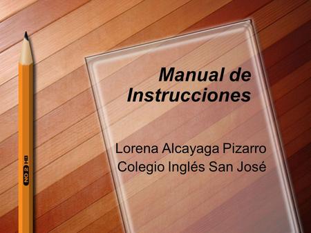 Manual de Instrucciones