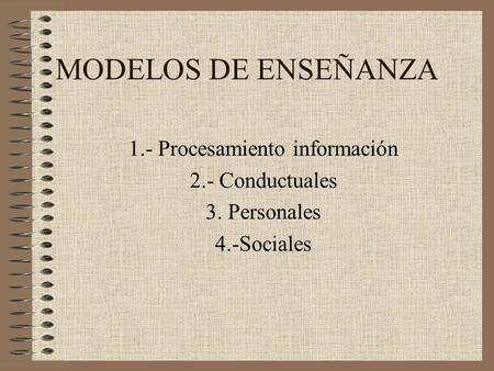1.- Procesamiento información