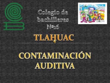 La contaminación auditiva es una de las mas importantes y mas dañinas que hay en nuestra sociedad ya que afecta a millones de personas en el mundo, así.