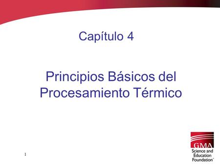 Principios Básicos del Procesamiento Térmico