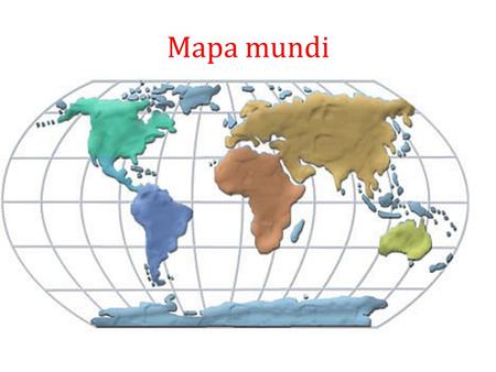 Mapa mundi.