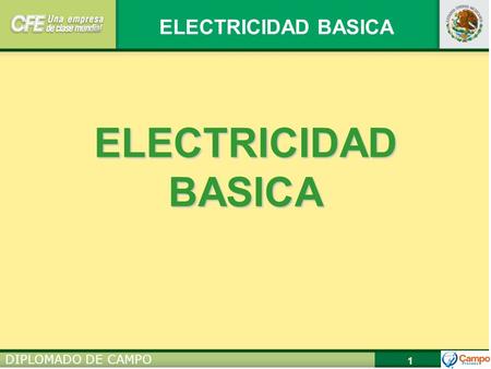 ELECTRICIDAD BASICA.