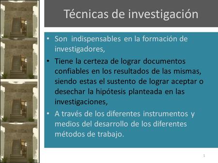 Técnicas de investigación