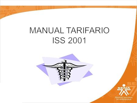 MANUAL TARIFARIO ISS 2001.