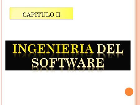 INGENIERIA DEL SOFTWARE