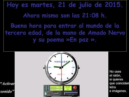 Hoy es martes, 18 de abril de 2017.