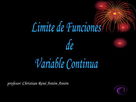 Limite de Funciones de Variable Continua