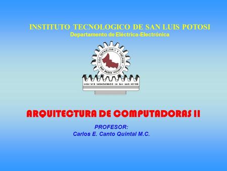 ARQUITECTURA DE COMPUTADORAS II