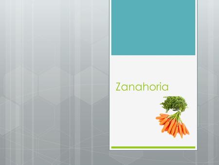 Zanahoria. ZANAHORIA  La zanahoria es una verdura que tiene bastantes ventajas en la alimentación de todas las personas, sin importar su edad.  Además.
