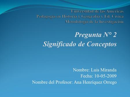Significado de Conceptos