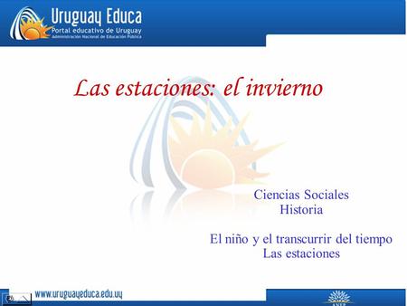Las estaciones: el invierno