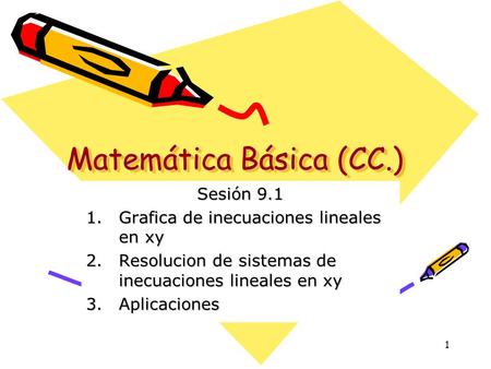 Matemática Básica (CC.)