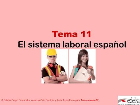 El sistema laboral español