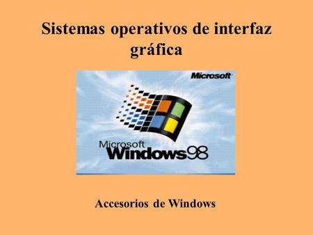 Sistemas operativos de interfaz gráfica