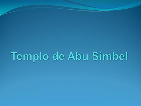 Templo de Abu Simbel.