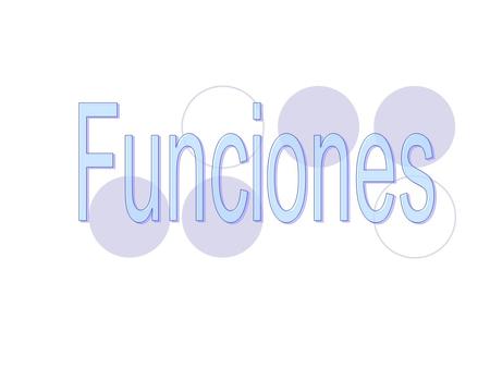 Funciones.