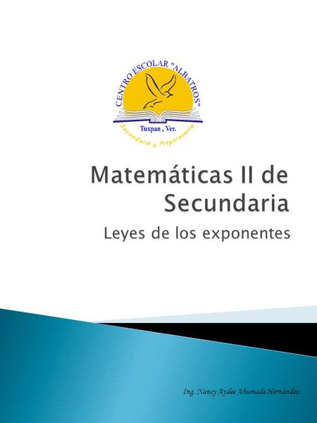 Matemáticas II de Secundaria