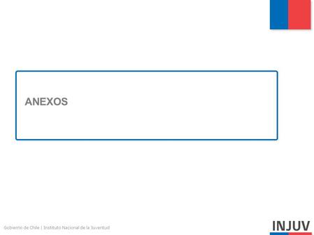 Gobierno de Chile | Instituto Nacional de la Juventud ANEXOS.