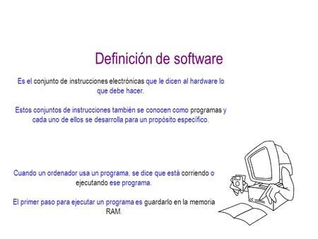 Definición de software