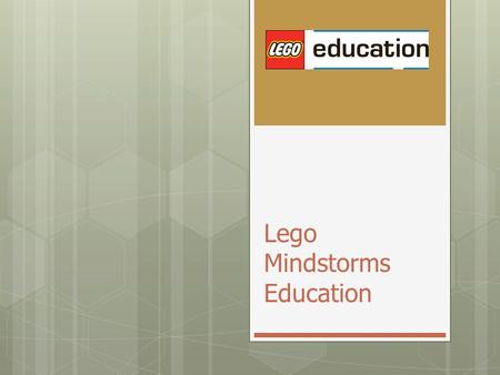 Lego Mindstorms Education