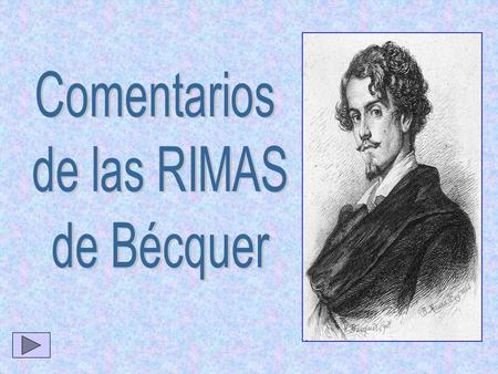 Comentarios de las RIMAS de Bécquer.