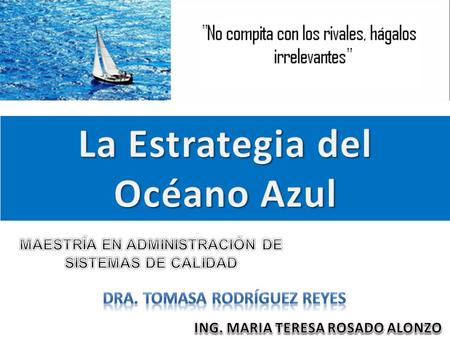 La Estrategia del Océano Azul