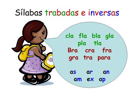 Sílabas trabadas e inversas