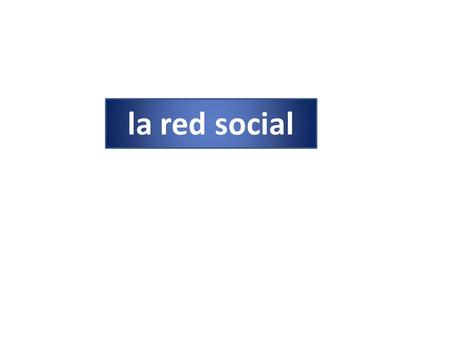 La red social.
