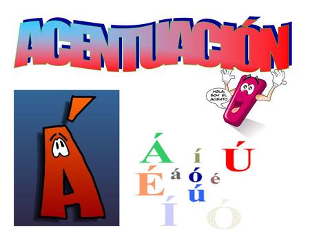 ACENTUACIÓN.