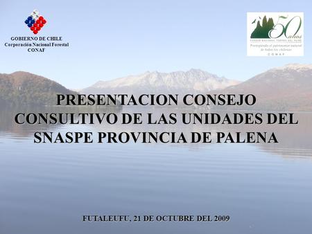 Corporación Nacional Forestal FUTALEUFU, 21 DE OCTUBRE DEL 2009