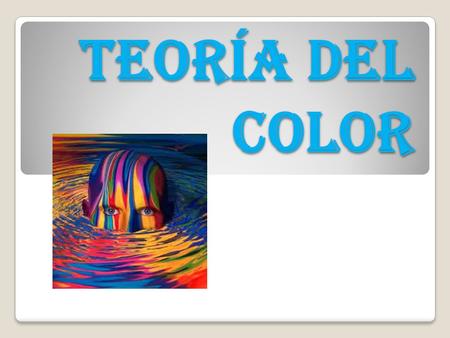 Teoría del color.