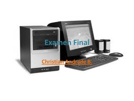 Examen Final Christian Andrade B.. Describir trucos de búsqueda de imágenes en google. Buscar caras Hace poco Google ha comenzado a ofrecer un tipo de.