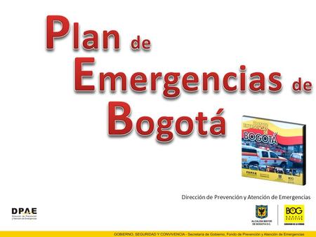 Plan de Emergencias de Bogotá