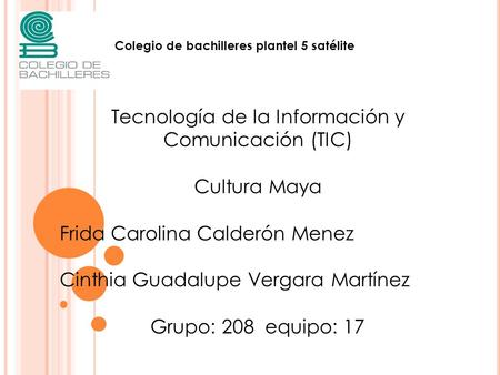Colegio de bachilleres plantel 5 satélite