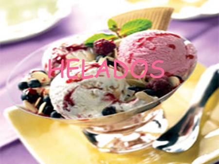 HELADOS.