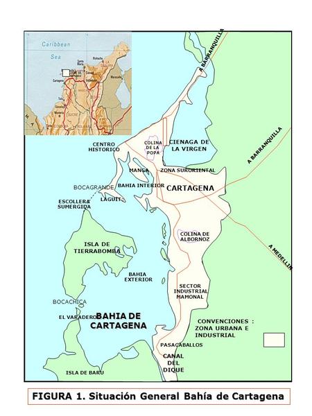 FIGURA 1. Situación General Bahía de Cartagena