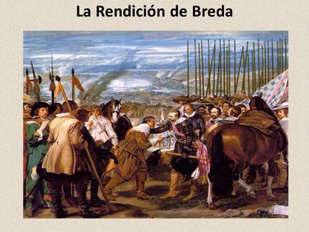 La Rendición de Breda.