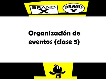Organización de eventos (clase 3)