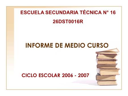 ESCUELA SECUNDARIA TÉCNICA N° 16
