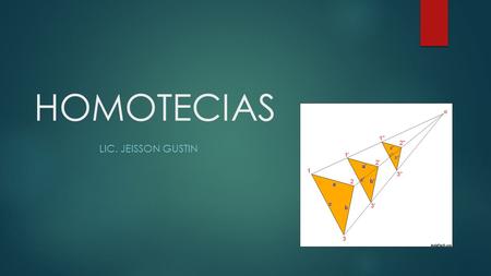 HOMOTECIAS LIC. JEISSON GUSTIN.