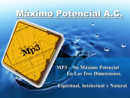 Máximo Potencial A.C. MP3 – Su Máximo Potencial