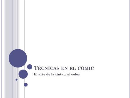 El arte de la tinta y el color
